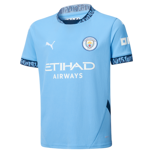 HAALAND #9 Manchester City 24/25 Kid's Home Shirt and Shorts - Man City Font