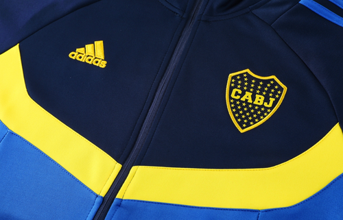 Boca Juniors 24/25 Men's Blue Long Zip Jacket