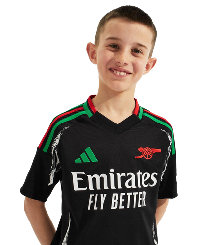 SAKA #7 Arsenal 24/25 Kid's Away Shirt and Shorts - PL Font