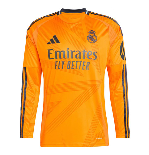 VINI JR #7 Real Madrid 24/25 Men's Away Long Sleeve Shirt