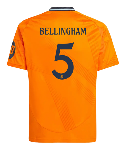 BELLINGHAM #5 Real Madrid 24/25 Kid's Away Shirt and Shorts