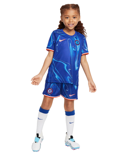 PALMER #20 Chelsea 24/25 Kid's Home Shirt and Shorts - Chelsea Font