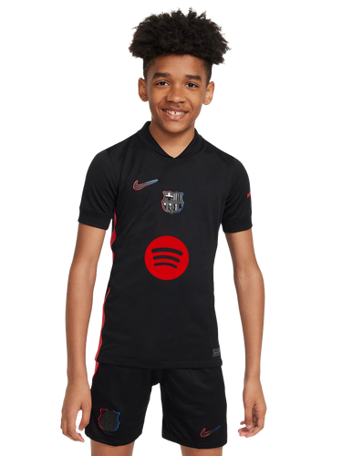 Barcelona 24/25 Kid's Away Shirt and Shorts