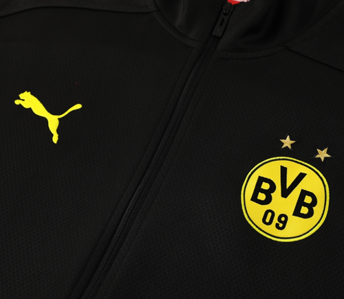 Borussia Dortmund 24/25 Men's Black Long Zip Jacket
