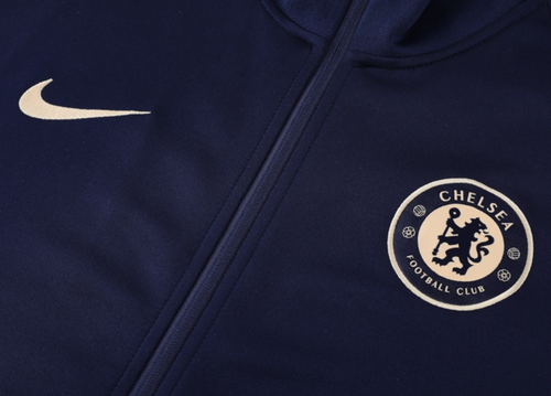 Chelsea 24/25 Men's Navy Long Zip Jacket