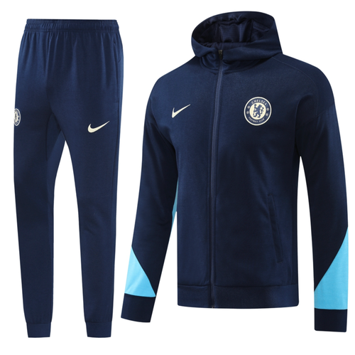 Chelsea 24/25 Men's Navy Long Zip Hoodie