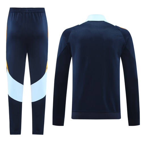 Real Madrid 24/25 Men's Navy Long Zip Jacket