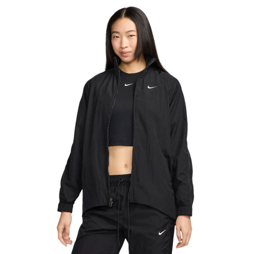 Nike Women's Black Oversized Repel Zip Jacket