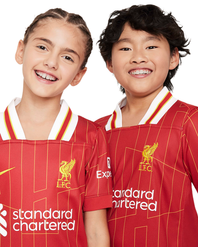 CHAMPIONS 20 Liverpool 24/25 Kid's Home Shirt and Shorts