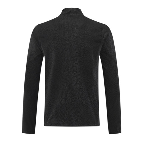 Barcelona 25/26 Men's Black Long Zip Windbreaker