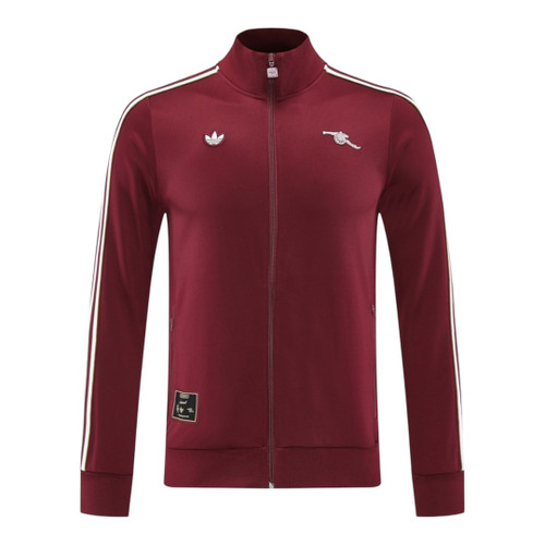 Arsenal 25/26 Men's Maroon Long Zip Jacket