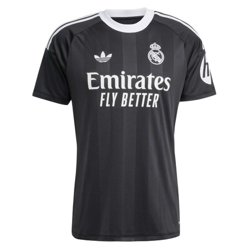 Real Madrid 25/26 Men's Black Goalkeeper Shirt