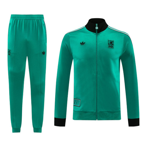 Liverpool 25/26 Men's Green Long Zip Jacket