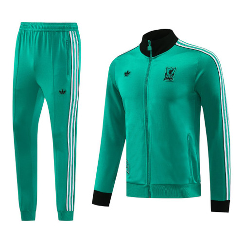 Liverpool 25/26 Men's Green Long Zip Jacket