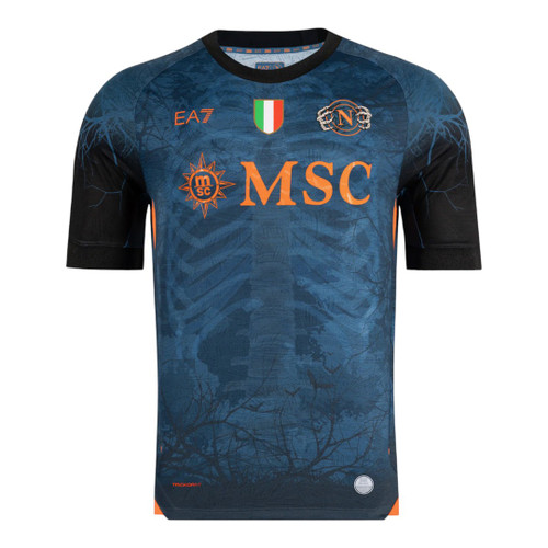 SSC Napoli 25/26 Stadium Men's Blue Halloween Shirt