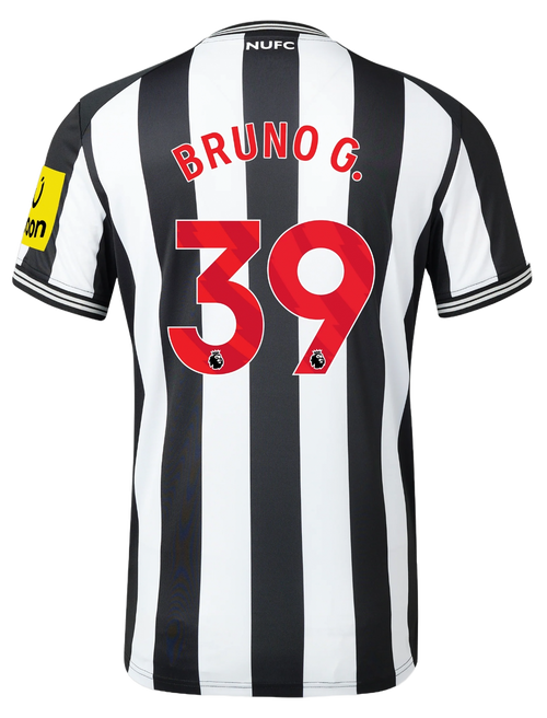 BRUNO G. #39 Newcastle United 23/24 Stadium Men's Home Shirt - PL Font