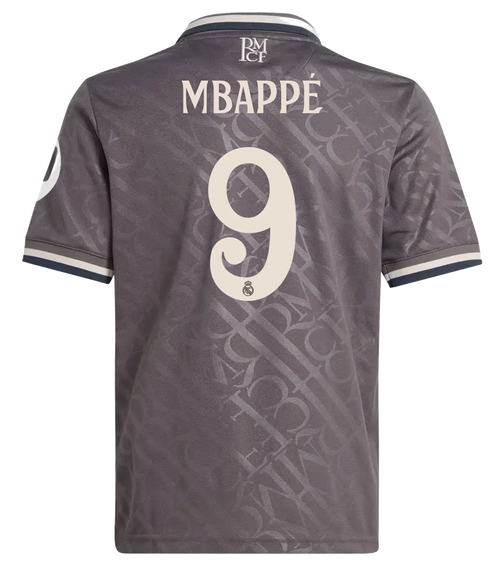 MBAPPÉ #9 Real Madrid 24/25 Kid's Third Shirt and Shorts