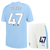 FODEN #47 Manchester City 23/24 Kid's Home Shirt and Shorts - PL Font