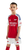 RICE #41 Arsenal 24/25 Kid's Home Shirt and Shorts - Arsenal Font