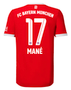 MANÉ #17 Bayern Munich 22/23 Stadium Men's Home Shirt