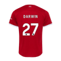 DARWIN #27 Liverpool 23/24 Authentic Men's Home Shirt - PL Font