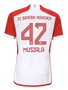 MUSIALA #42 Bayern Munich 23/24 Authentic Men's Home Shirt
