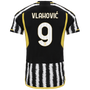 VLAHOVIĆ #9 Juventus 23/24 Stadium Men's Home Shirt