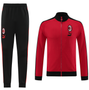 AC Milan 23/24 Men's Red-Black Long Zip Jacket