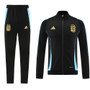 Argentina 24/25 Men's Black Long Zip Jacket