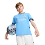DE BRUYNE #17 Manchester City 24/25 Kid's Home Shirt and Shorts - Man City Font