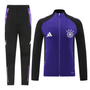 Germany 24/25 Men's Purple Long Zip Jacket