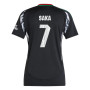 SAKA #7 Arsenal 24/25 Women's Away Shirt - Arsenal Font