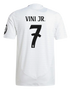 VINI JR #7 Real Madrid 24/25 Authentic Men's Home Shirt