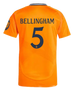 BELLINGHAM #5 Real Madrid 24/25 Stadium Men's Away Shirt