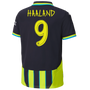 HAALAND #9 Manchester City 24/25 Kid's Away Shirt and Shorts - Man City Font