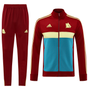 AS Roma 24/25 Men's Red-Blue Long Zip Jacket