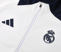 Real Madrid 24/25 Men's White-Navy Long Zip Jacket