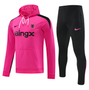 Chelsea 24/25 Men's Pink Hoodie Tracksuit