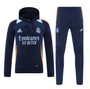 Real Madrid 24/25 Men's Navy Hoodie Tracksuit