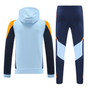 Real Madrid 24/25 Men's Light Blue Hoodie Tracksuit