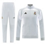 Real Madrid 25/26 Men's Gray Long Zip Jacket