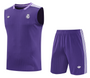 Real Madrid 25/26 Men's Purple Terrace Icon Tank Top