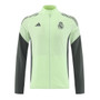 Real Madrid 25/26 Men's Lime Green Long Zip Windbreaker