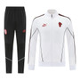 AC Milan 25/26 Men's White Long Zip Jacket