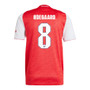 ØDEGAARD #8 Arsenal 25/26 Authentic Men's Home Shirt - Arsenal Font