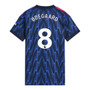 ØDEGAARD #8 Arsenal 25/26 Women's Away Shirt - PL Font