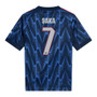 SAKA #7 Arsenal 25/26 Kid's Away Mini-Kit - Arsenal Font