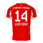 LUIS DÍAZ #14 Bayern Munich 25/26 Stadium Men's Home Shirt