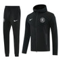 Chelsea 25/26 Men's Black Long Zip Hoodie Tracksuit
