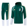 Italy 2026 Men's Green Long Zip Windbreaker